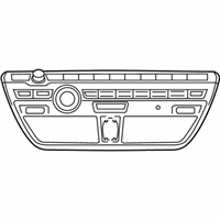 OEM 2016 BMW i3 Radio And A/C Control Panel - 61-31-9-379-123