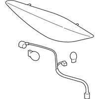 OEM Pontiac G6 Tail Lamp Assembly - 15833280