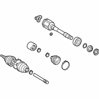 Genuine Toyota Highlander Axle Assembly - 43410-0T020