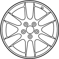 OEM 2010 Toyota RAV4 Wheel, Alloy - 42611-0R030