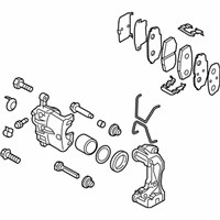 OEM Hyundai Elantra Brake Assembly-Front, LH - 58110-F2000