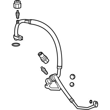 OEM 2021 Chevrolet Silverado 2500 HD Front Suction Hose - 23406999