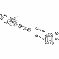 OEM 1997 Honda Odyssey Caliper Sub-Assembly, Left Rear (Reman) - 06433-SX0-505RM