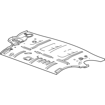 OEM 2022 Cadillac Escalade ESV Rear Floor Pan - 84832932