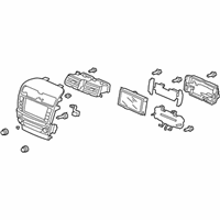 OEM 2007 Acura TSX Control Assembly, Center Panel (High Metal) - 39054-SEC-L42ZB