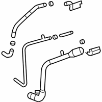 OEM 2009 Hyundai Genesis Filler Neck Assembly-Fuel - 31030-3M500