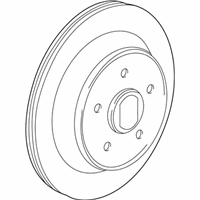 OEM 2004 Dodge Dakota Brake Rotor - 52010235AD