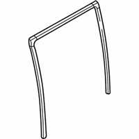 OEM 2006 BMW X5 Left Rear Window Guide - 51-35-7-020-583