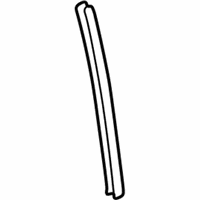 OEM 2006 BMW X5 Window Guide Web, Left - 51-34-8-402-577