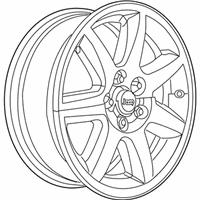 OEM Jeep Liberty Aluminum Wheel - 1CG33PAKAB