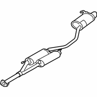 OEM 2007 Acura MDX Muffler, Passenger Side Exhaust - 18307-STX-A02