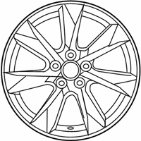 OEM 2018 Lexus RX450hL Wheel, Disc Chrome P - 4261A-48181
