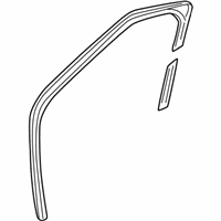 OEM Oldsmobile Intrigue Channel Asm-Front Side Door Window *Black - 10315930