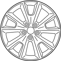 OEM 2014 Jeep Cherokee Aluminum Wheel - 1UT92CDMAA