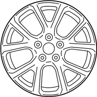 OEM Jeep Aluminum Wheel - 1UT90GSAAA