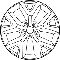 OEM 2014 Jeep Cherokee Aluminum Wheel - 1UT911XFAB