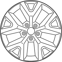 OEM 2015 Jeep Cherokee Aluminum Wheel - 1UT911XFAB