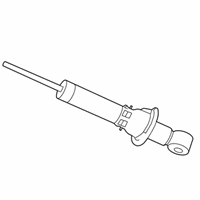 OEM 2014 Acura MDX Damper Unit, Rear - 52611-TYS-A11