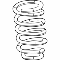 OEM Acura Spring, Rear - 52441-TZ6-A03