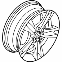 OEM 2008 BMW 128i Light Alloy Rim - 36-11-6-779-793