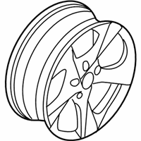 OEM 2013 BMW 135is Alloy Rim Left - 36-11-6-795-559