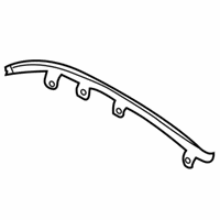 OEM 2010 Lincoln MKZ Front Weatherstrip - 9E5Z-5425325-B