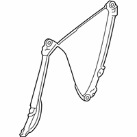 OEM 2016 BMW X5 Front Left Window Regulator - 51-33-7-286-483