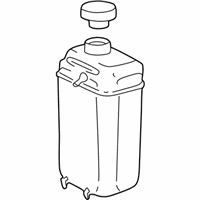 OEM 1994 BMW 840Ci Coolant Expansion Tank - 17-11-1-741-167