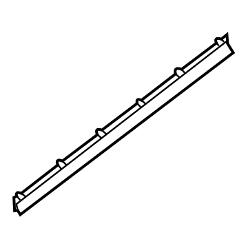 OEM 2020 Nissan Sentra Seal-Rear Door Partition, LH - 82839-6LE0A