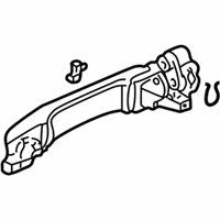 OEM 2005 Honda CR-V Handle Assembly, Right Front Door (Outer) - 72140-S9A-003