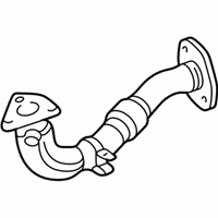 OEM 2001 Kia Rio Front Pipe Assembly - 0K33A40500