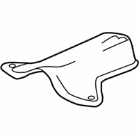 OEM 2014 Acura ILX Plate B, Floor Heat Baffle - 74602-TR2-A00