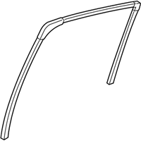 OEM 2012 Acura TSX Channel, Right Rear Door Run - 72735-TL0-G01