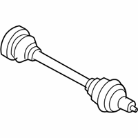 OEM 2002 BMW 325xi Cv Axle Assembly Rear Left - 33-21-1-229-591
