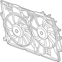 OEM 2021 Jeep Cherokee Fan-Radiator Cooling - 52014621AG