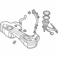 OEM 2004 BMW 325Ci Exchange. Fuel Tank Metal With Filler Pipe - 16-11-7-464-403