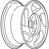 OEM 2000 Pontiac Grand Am Wheel Kit, Aluminum - 12368945