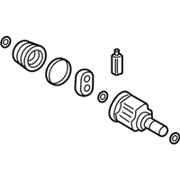 OEM 2013 Hyundai Elantra Coupe Joint Kit-Front Axle Differential Side RH - 49592-3X2A0