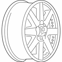 OEM 2004 Buick Rainier Wheel Rim, 17X7 - 9594938