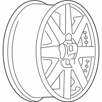 OEM 2006 Buick Rainier Wheel Rim, 17X7 - 9594938