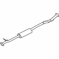 OEM Nissan Murano Exhaust Tube Assembly, Center - 20300-5AA2A