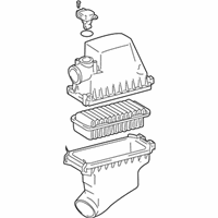 OEM 2001 Toyota Echo Cleaner Assy, Air - 17700-21060