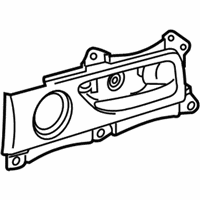 OEM 2014 Lexus IS250 Rear Door Inside Handle Sub-Assembly, Right - 69270-53020-C0