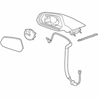 OEM 2014 Chevrolet Camaro Mirror Assembly - 92247464