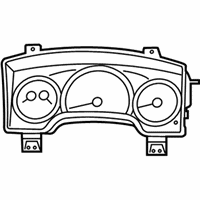 OEM 2009 Chrysler Aspen Cluster-Instrument Panel - 68039990AE