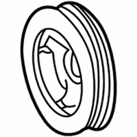 OEM 2000 Lincoln LS Pulley - XW4Z-6312-BA