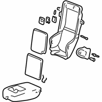 OEM Oldsmobile Aurora Armrest Asm, Rear Seat *Neutral - 16837669