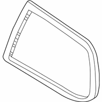 OEM 2002 Nissan Quest WEATHERSTRIP-Side Window, 2ND - 83352-2Z300