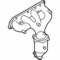 OEM 2003 Nissan Altima Exhaust Manifold With Catalytic Converter Passenger Side - 14002-8J008