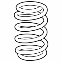 OEM 2020 BMW M5 Coil Spring, Front - 31-33-8-074-026